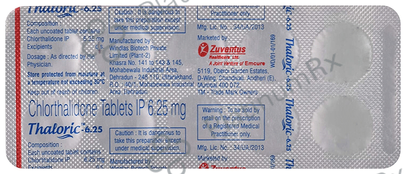 Thaloric 6.25 Tablet