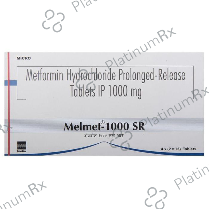 Melmet SR 1000mg Tablet 15s
