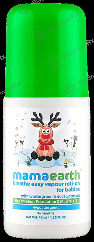 Mamaearth Natural Breathe Easy Vapour Roll-On for Babies
