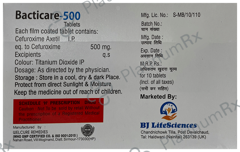 Bacticare 500 Tablet