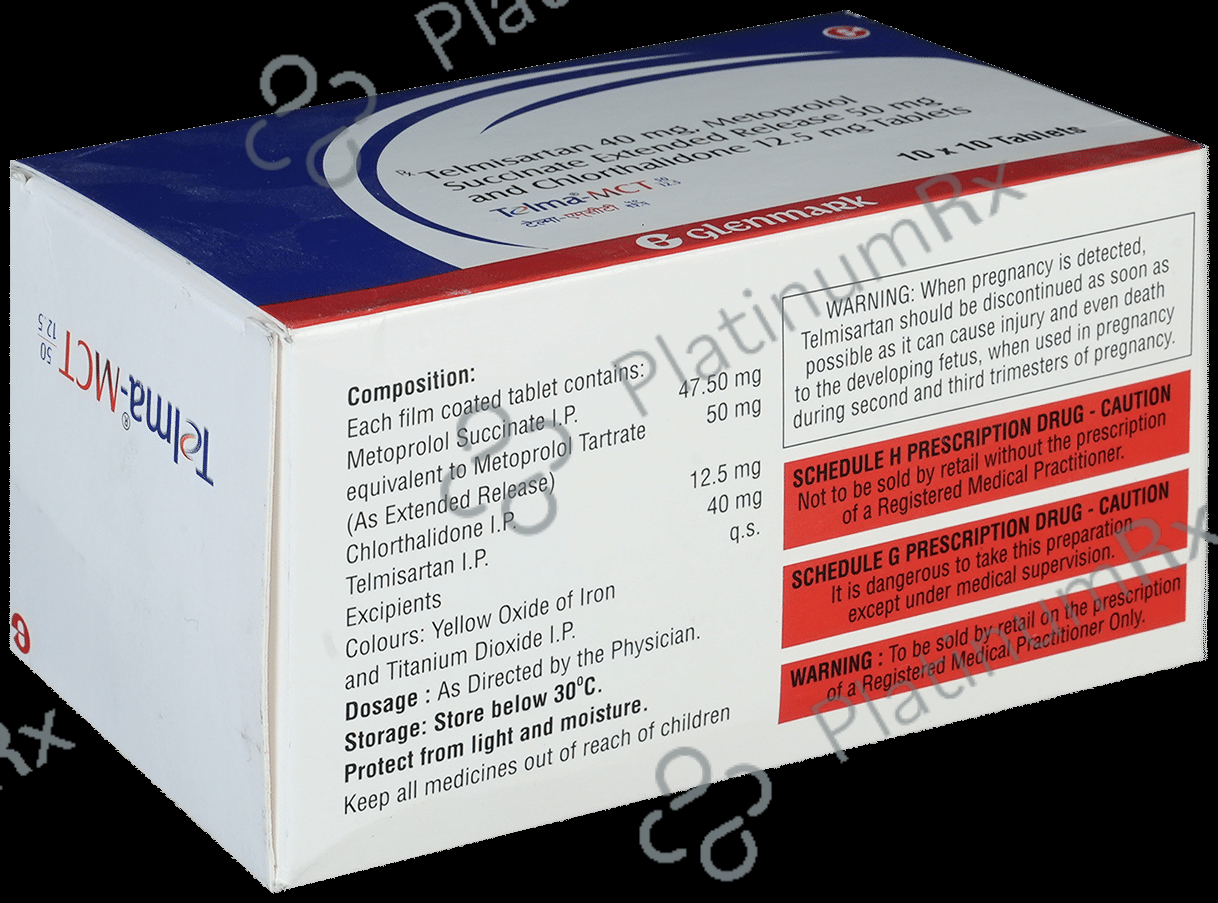 Telma MCT 12.5/50/40mg Tablet ER 10s