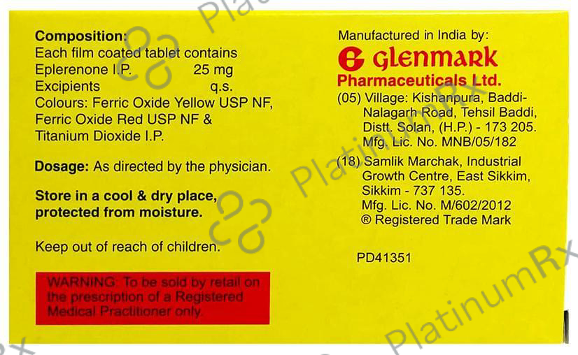Eptus 25mg Tablet 15s