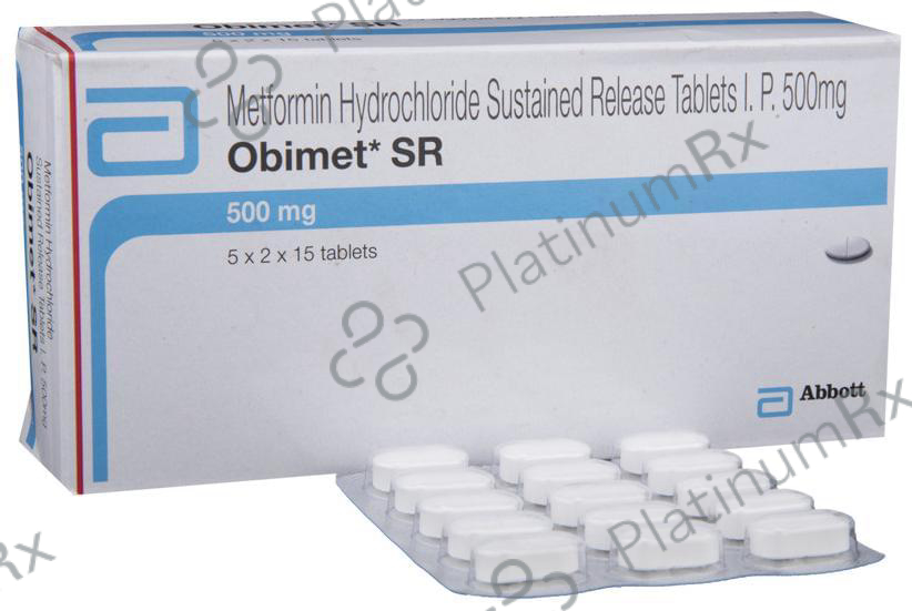 Obimet 500mg SR Tablet 15s
