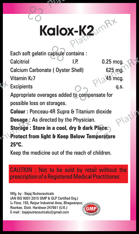 Kalox-K2 Soft Gel Capsule