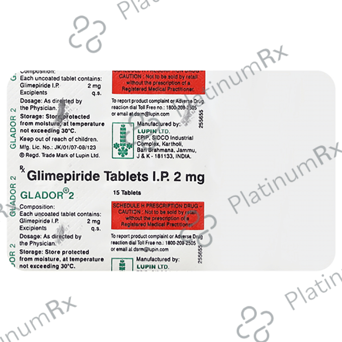 Glador 2mg Tablet 15s