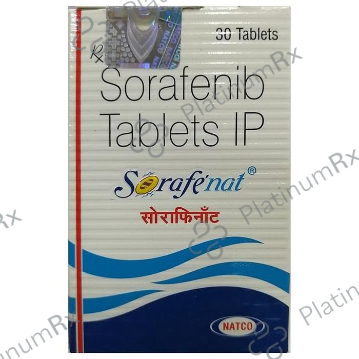 Sorafenat 200mg Tablet