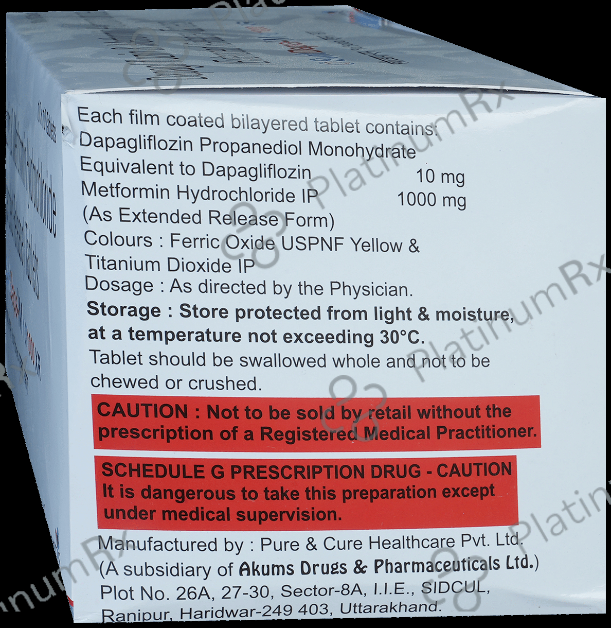 Switdapa M 10mg/1000mg XR Tablet