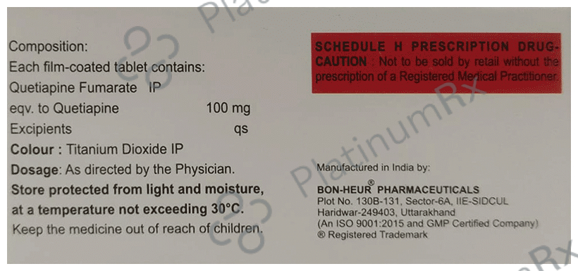 Qutisam 100mg Tablet