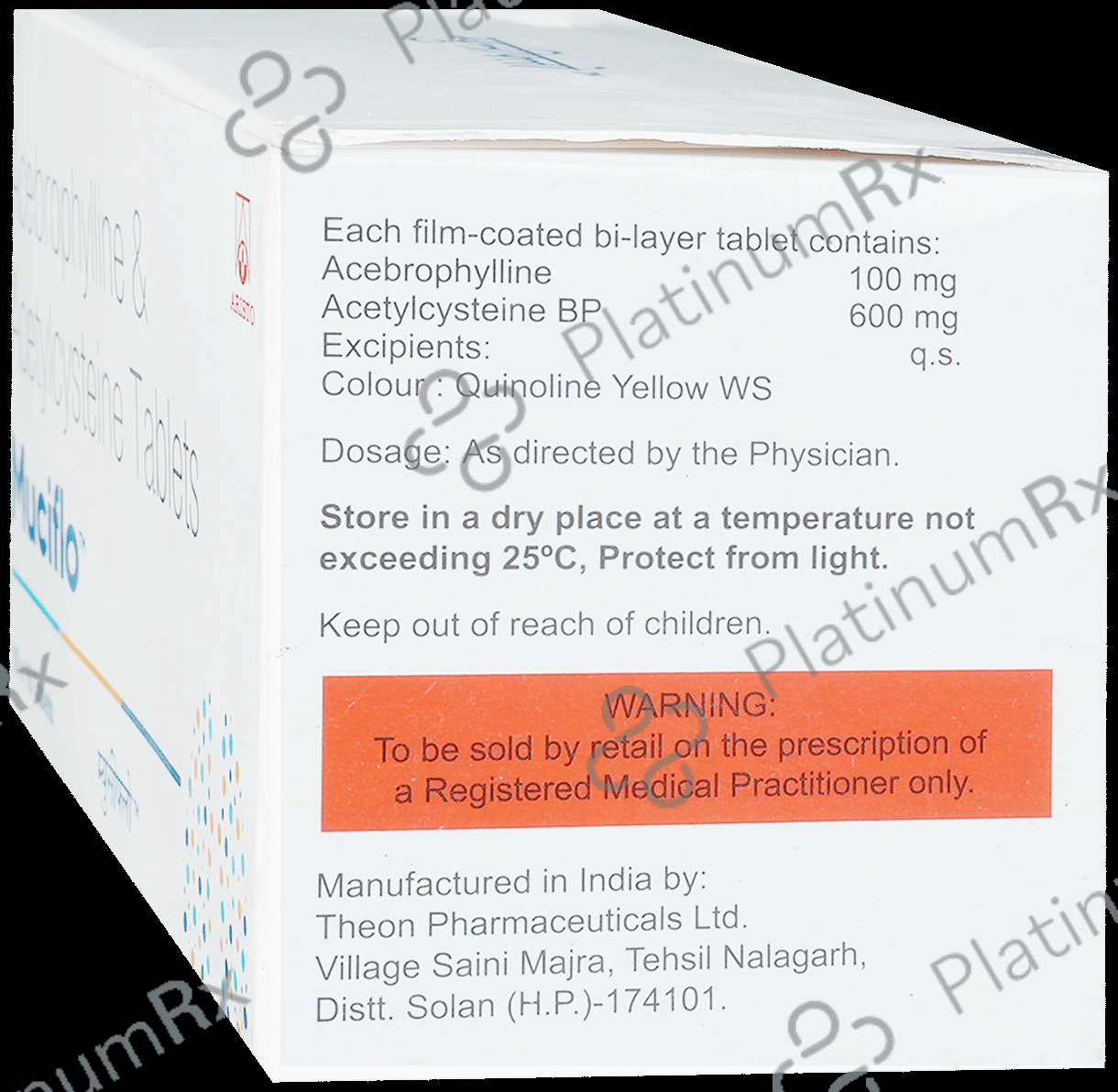 Muciflo 100/600mg Tablet 10s