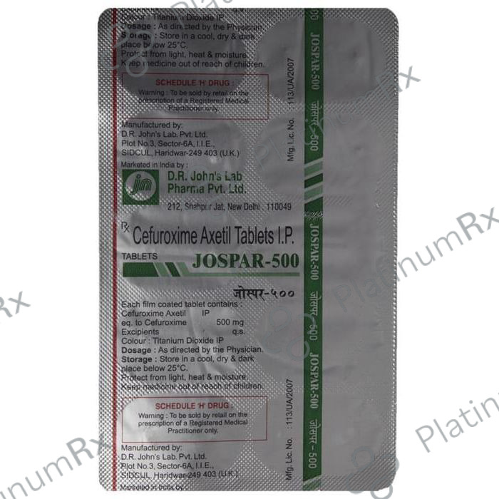 Jospar 500mg Tablet 10s