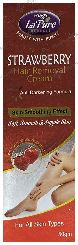 Wings Strawberry Hair Removal Cream ( 50gm Each)