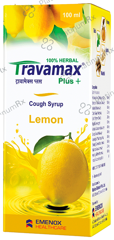 Travamax Plus Cough Syrup Lemon