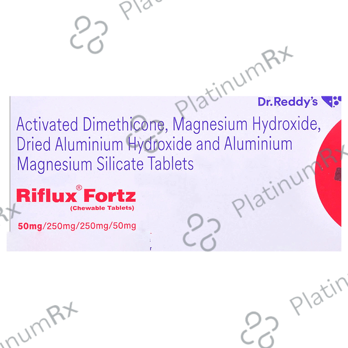 Riflux Fortz 250/50/250mg Chewable Tablet 15s