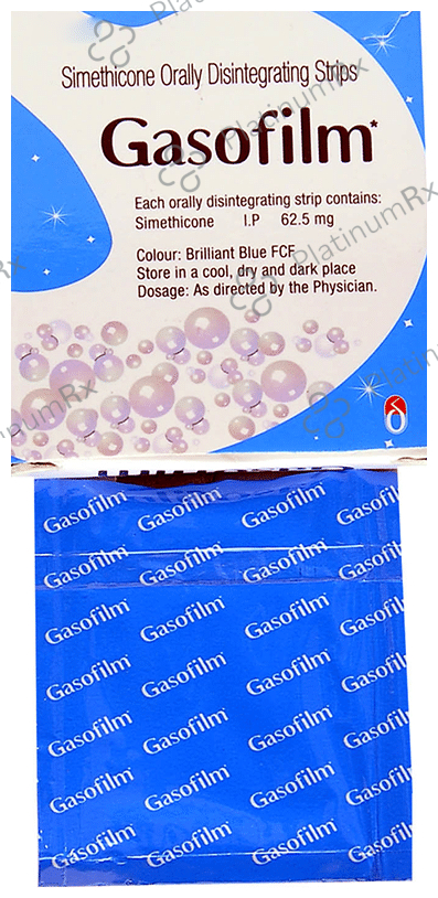Gasofilm 62.5mg Oral Disintegrating Strip 30s