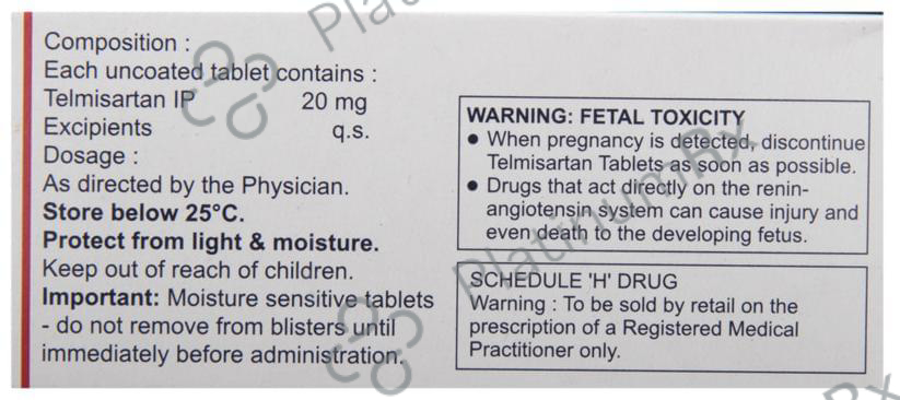 Temsan 20mg Tablet 15s