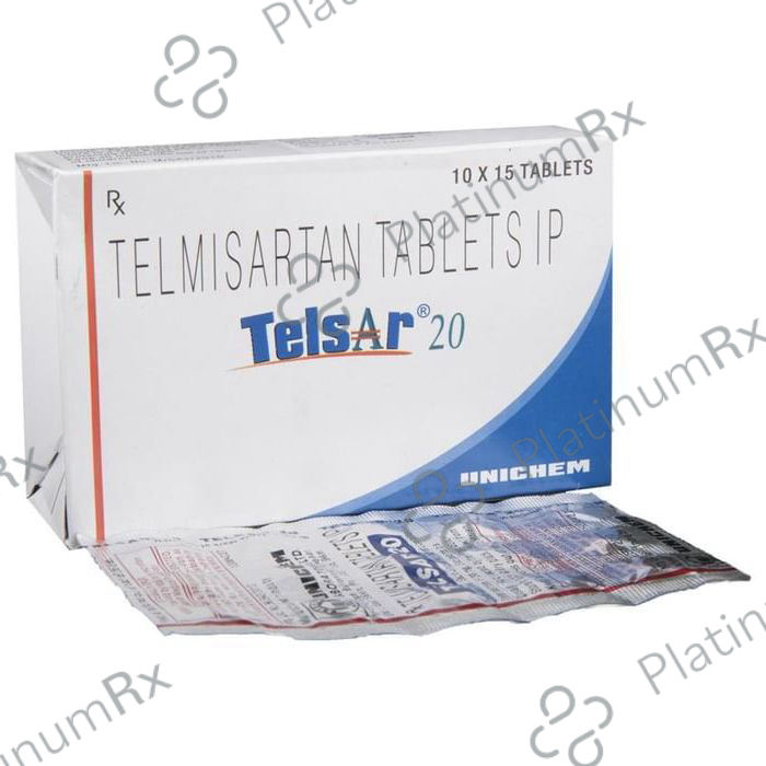 Telsar 20mg Tablet 15s