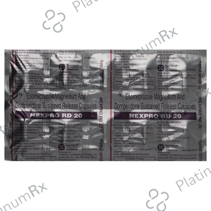 Nexpro RD 30/20mg SR Capsule 10s