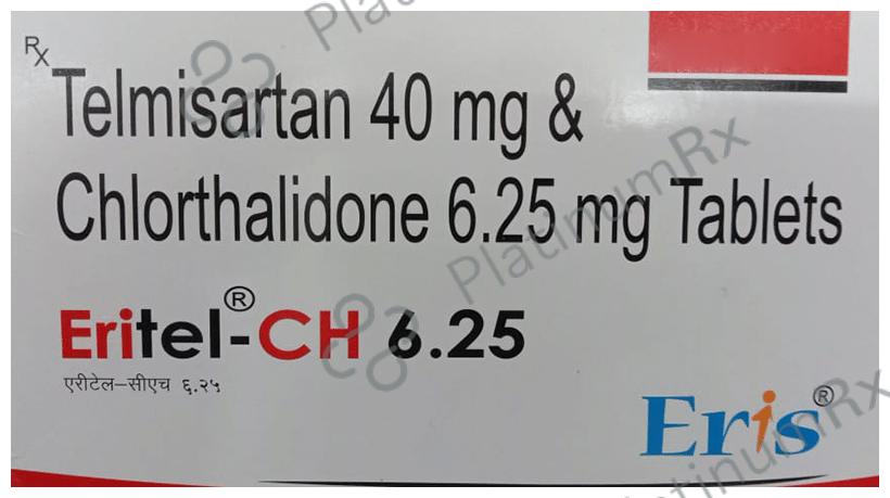 Eritel CH 6.25/40mg Tablet 15s