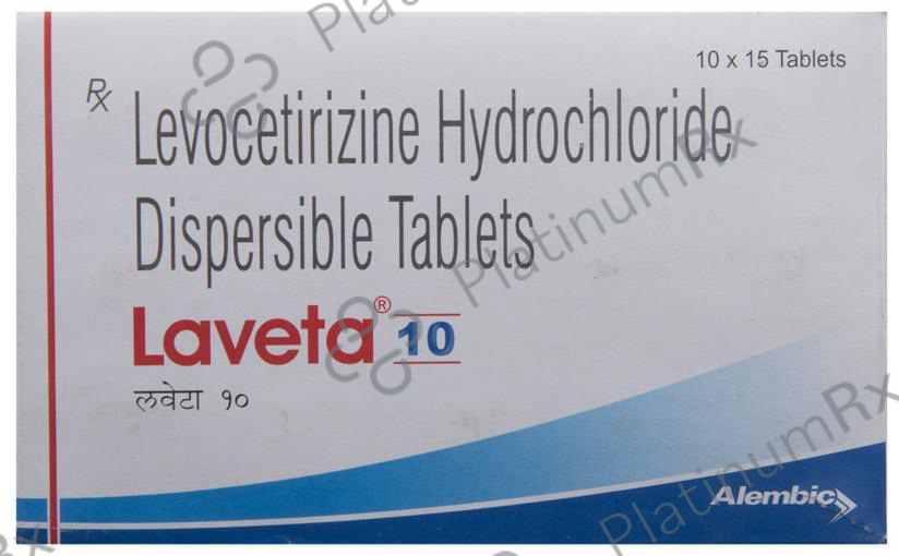 Laveta 10mg Tablet DT 15s