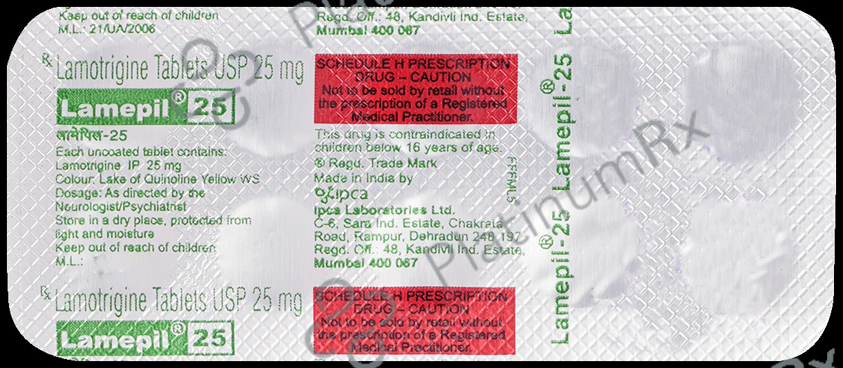 Lamepil 25mg Tablet