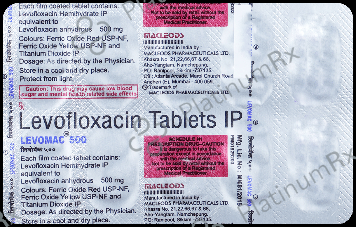 Levomac 500mg Tablet 10s