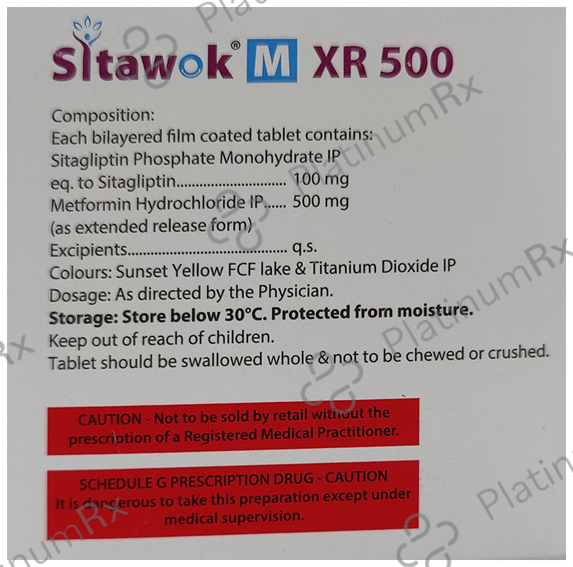 Sitawok M XR 500 Tablet