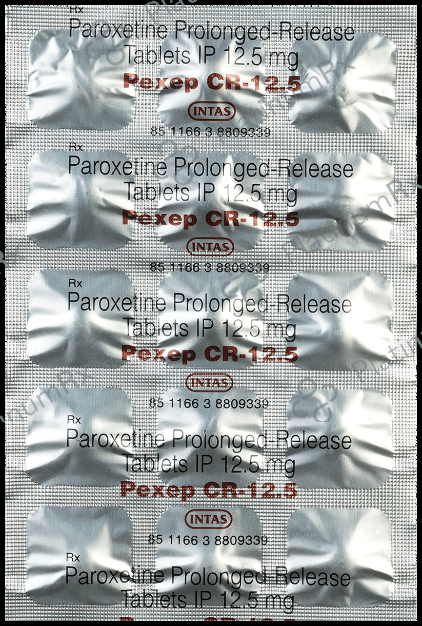 Pexep CR PR 12.5mg Tablet 15s
