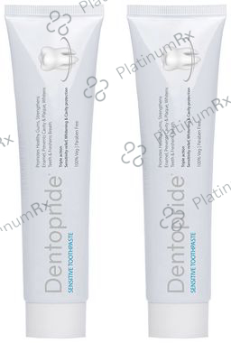 Dentopride Sensitive Toothpaste (50gm Each) 2 Tube