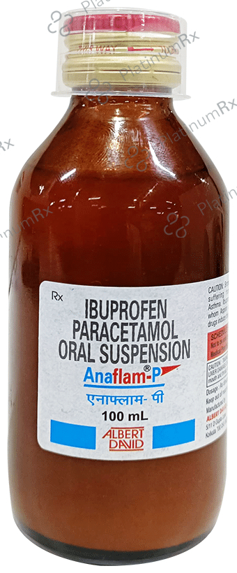 Anaflam P 100 mg/125 mg Suspension