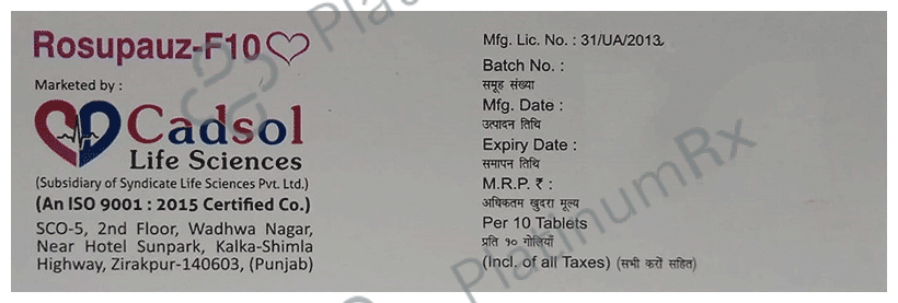 Rosupauz-F 10 Tablet