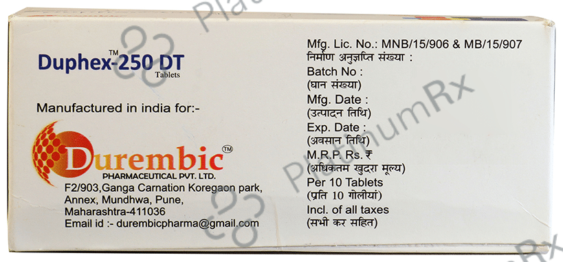 Duphex 250 DT Tablet Orange