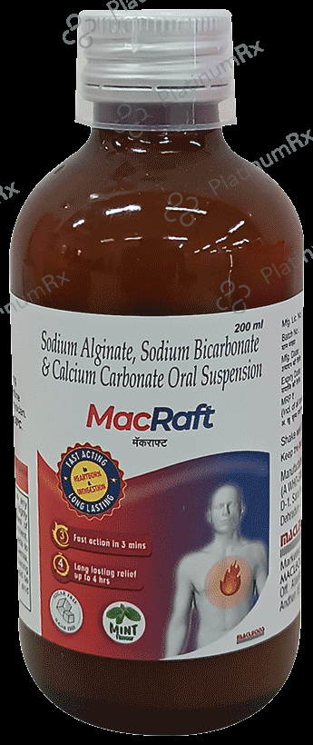 MacRaft Mint Sugar Free Oral Suspension 200ml