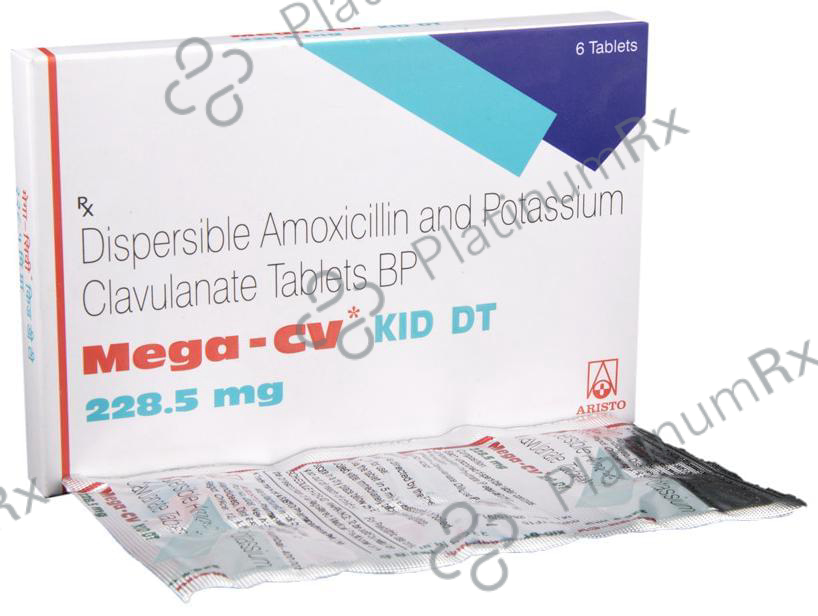 Mega CV Kid 200/28.5mg Tablet DT 6s