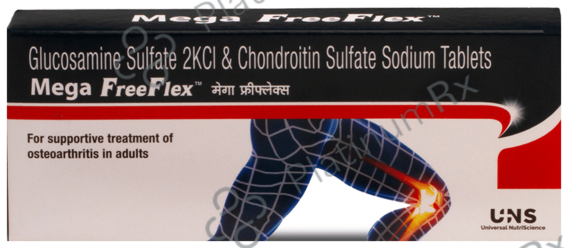 Mega FreeFlex Joint Health 600/750mg Tablet 10s