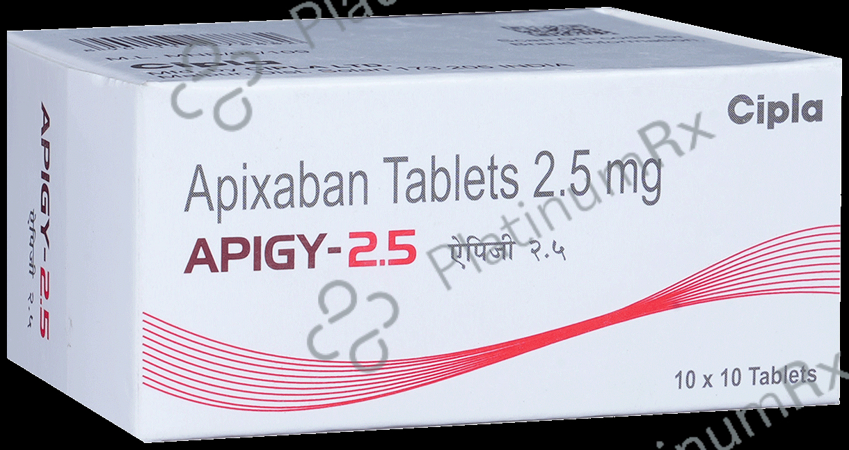 Apigy 2.5mg Tablet 10s