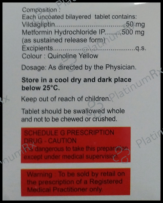 Gluvilda M 50/500mg Tablet SR 15s