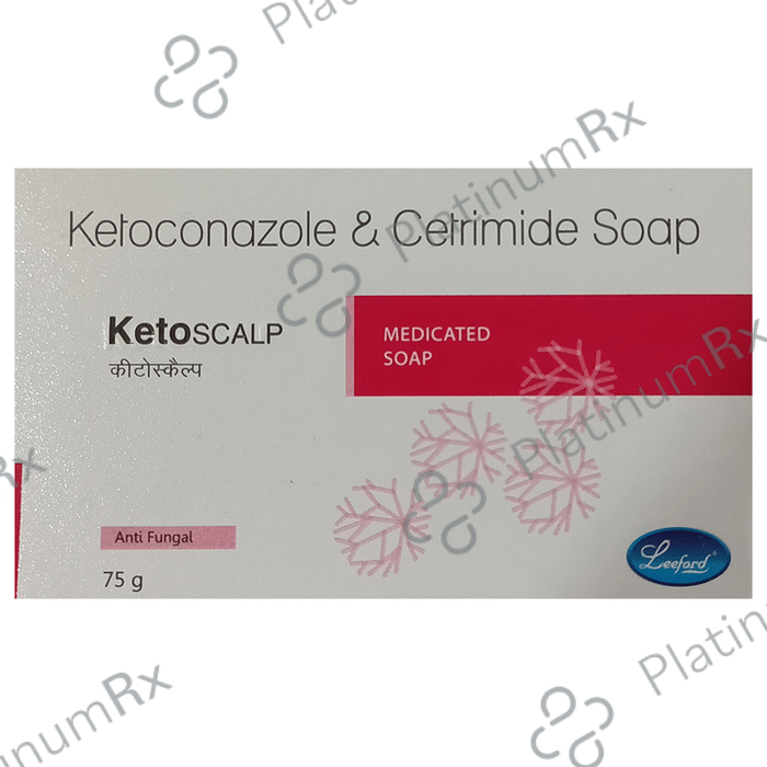 Ketoscalp Soap 75gm for Skin Infections