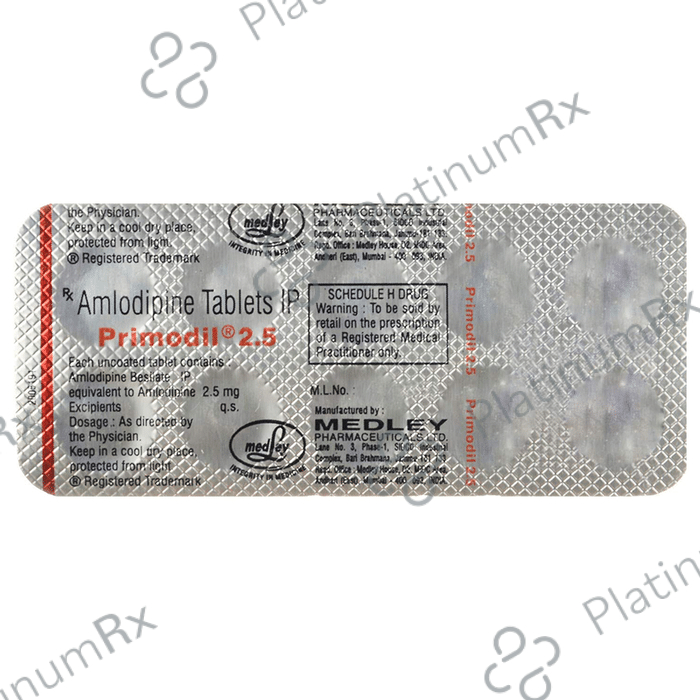Primodil 2.5mg Tablet 10s