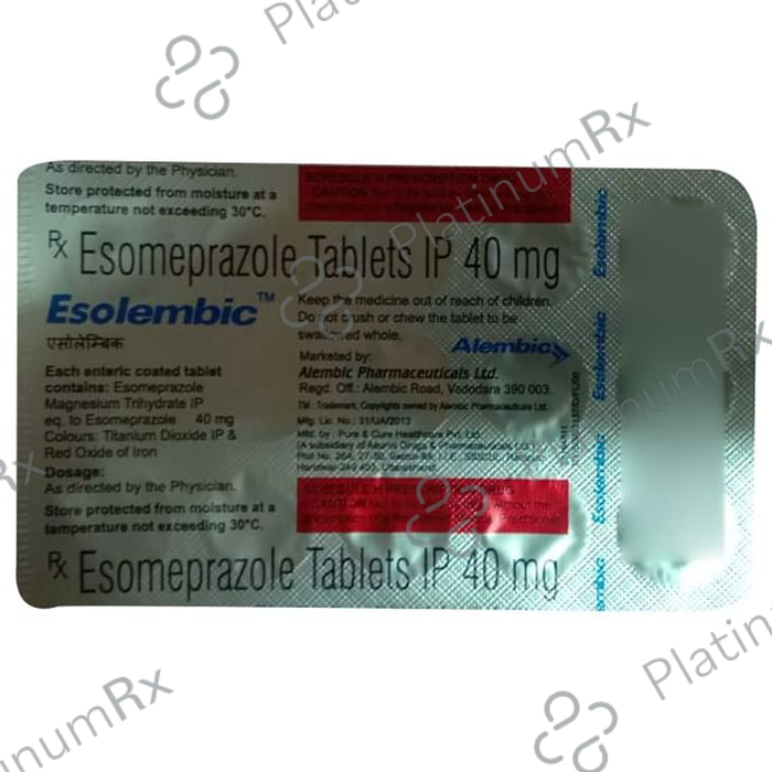 Esolembic 40mg Tablet 15s