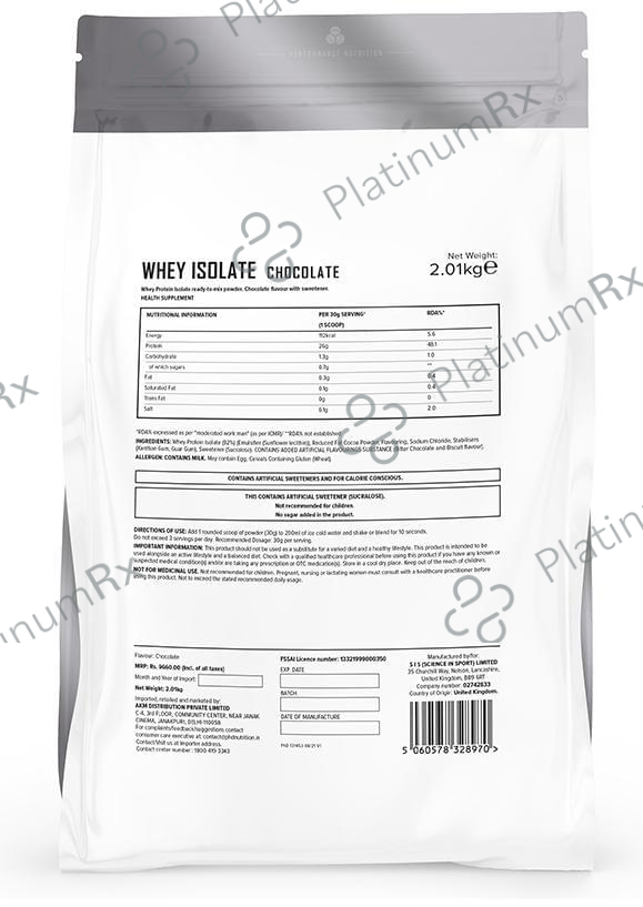 PHD Whey Isolate Fast Acting Whey Protein Powder Chocolate 2 kg