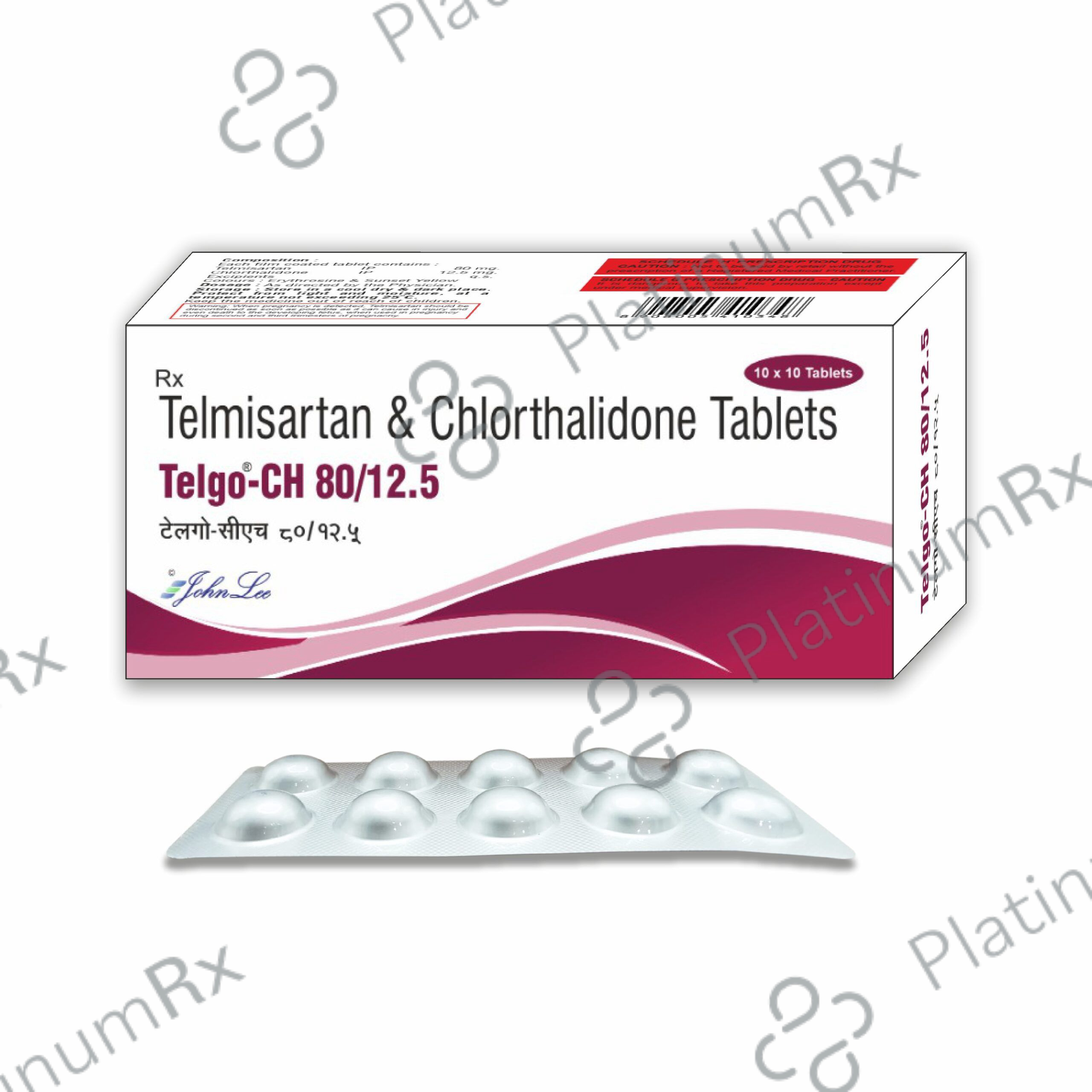 Telgo CH 80/12.5mg Tablet 10s