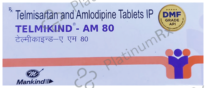 Telmikind AM 80/5mg Tab 10s