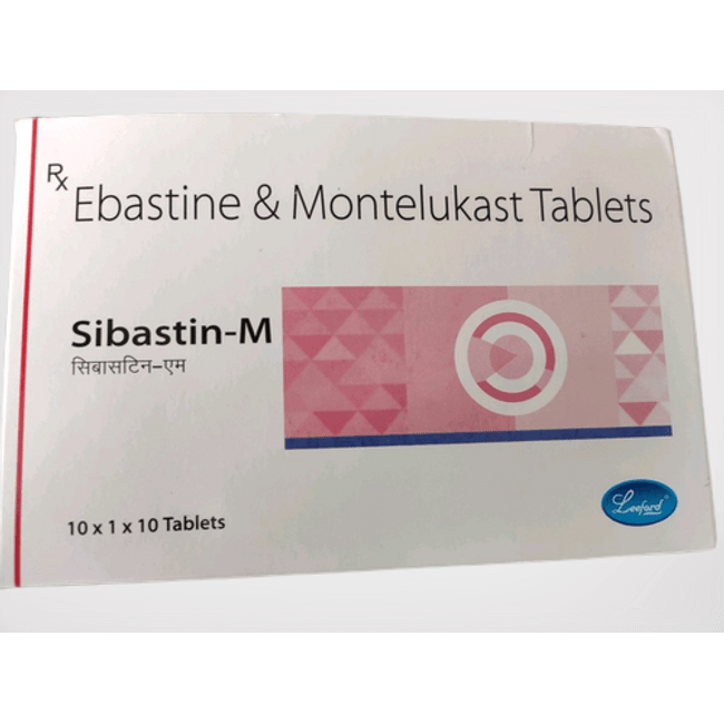 Sibastin M 10/10mg Tab 10s