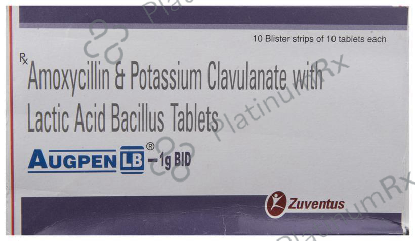 Augpen LB 1G Bid Tablet 10 tablets