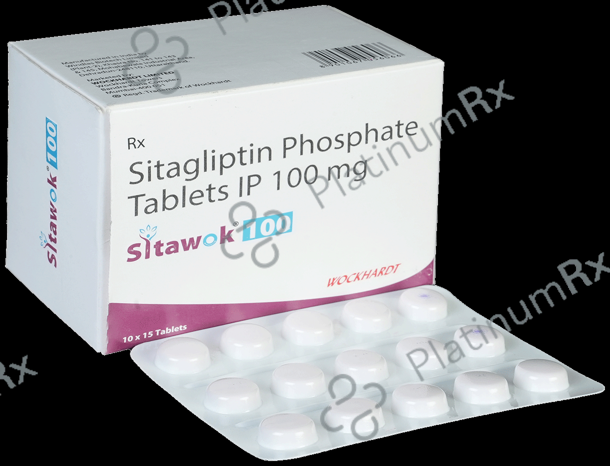 Sitawok 100mg Tablet 15s