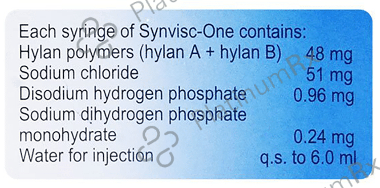 Synvisc Hylan GF 20mg Injection