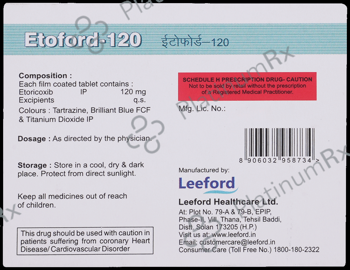 Etoford 120 Tablet