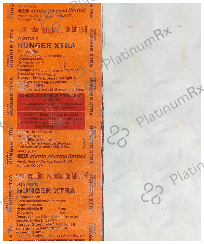 Hunger Xtra Tablet
