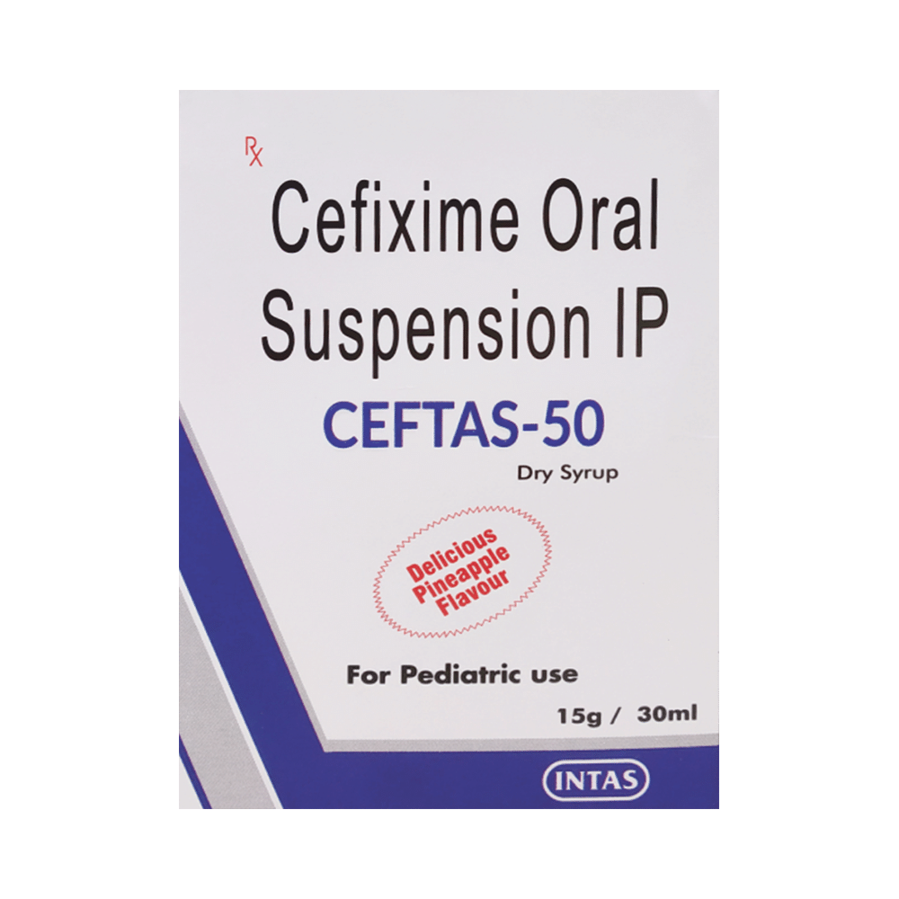 Ceftas DS 50mg Dry Syrup 30ml