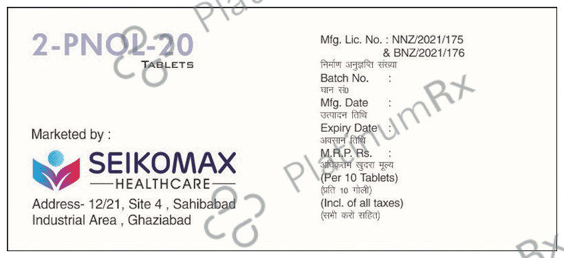 2-Pnol 20 Tablet